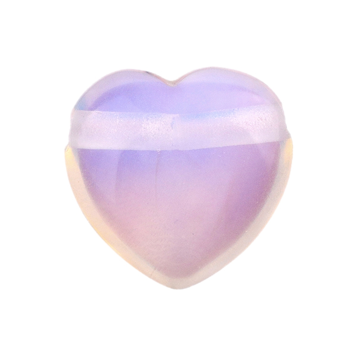 25MM Gemstone Heart  Drilled 3MM Side Hole for Making Jewelry
