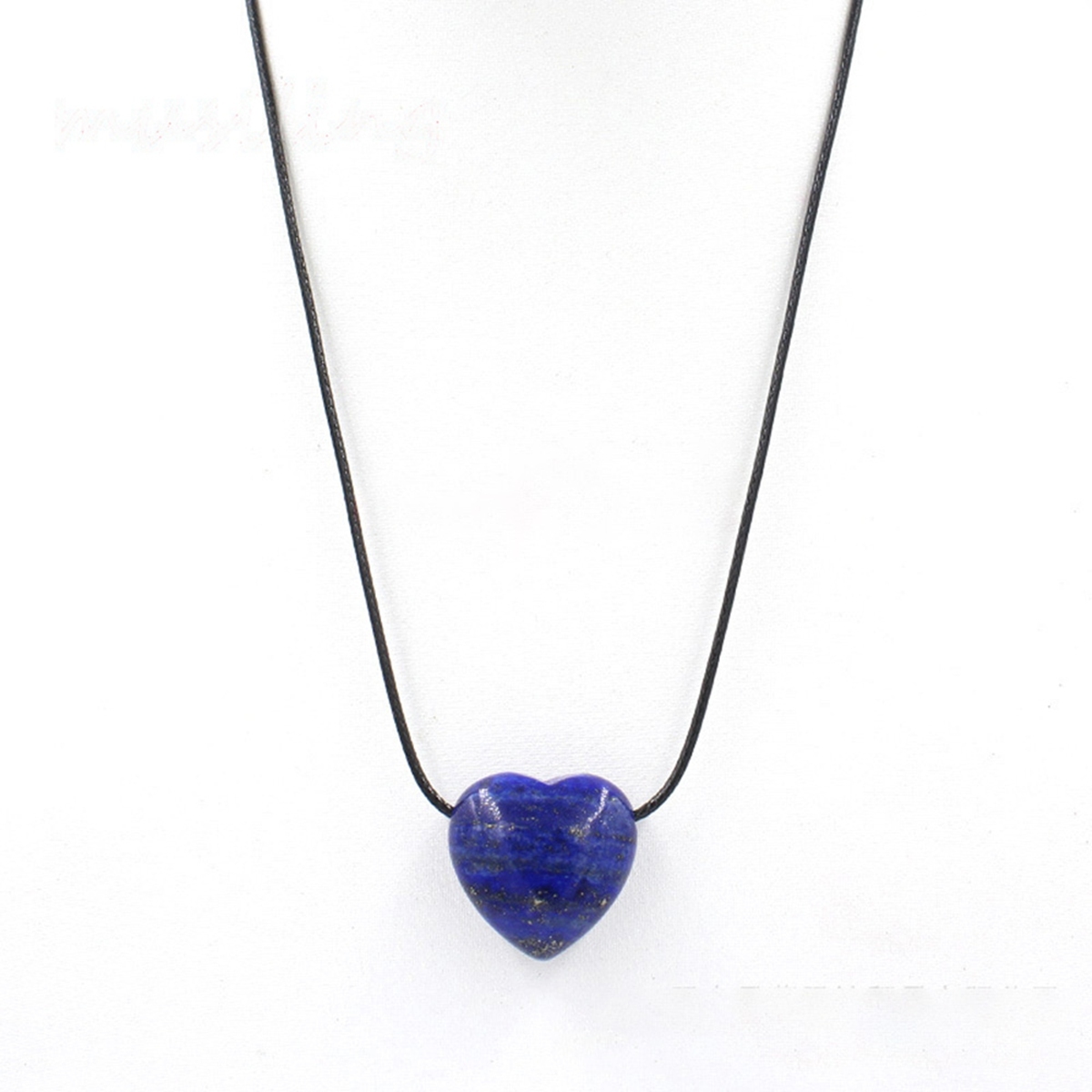 25MM Gemstone Heart  Drilled 3MM Side Hole for Making Jewelry