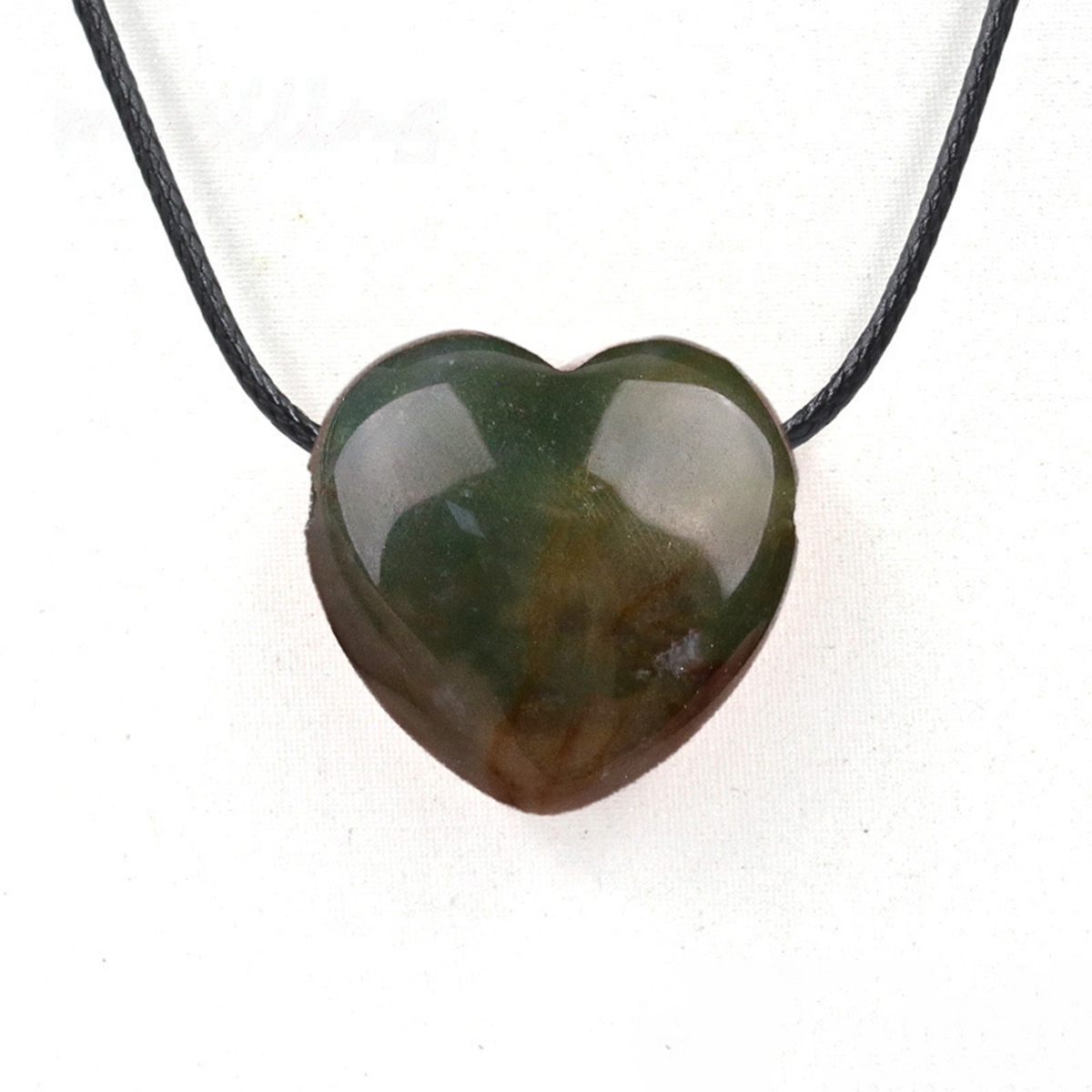 25MM Gemstone Heart  Drilled 3MM Side Hole for Making Jewelry
