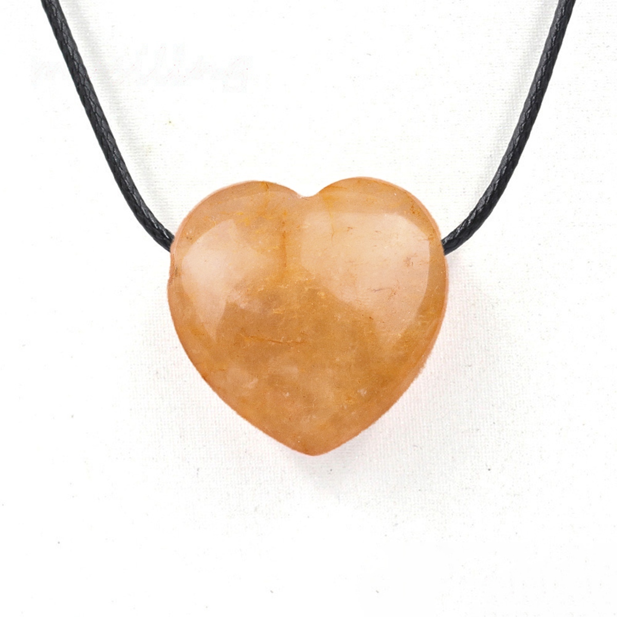 25MM Gemstone Heart  Drilled 3MM Side Hole for Making Jewelry