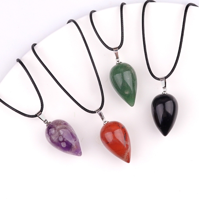 18X30MM Gemstone Teardop Pendant for Making Jewelry
