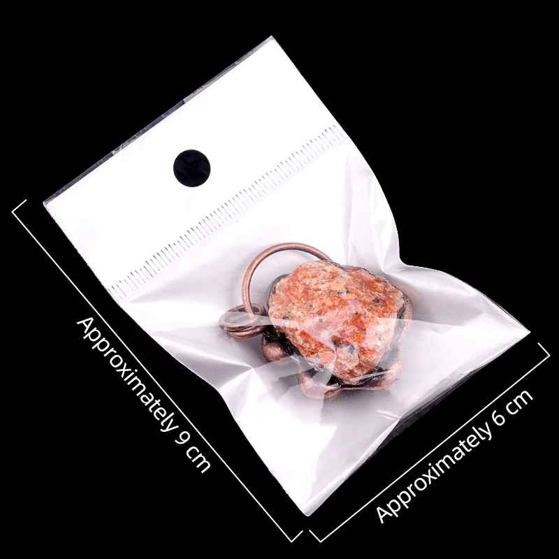 Natural Raw Gemstone Nugget Handcrafted Retro Red Copper Sunflower Pendant for Making Jewelry SP1915C