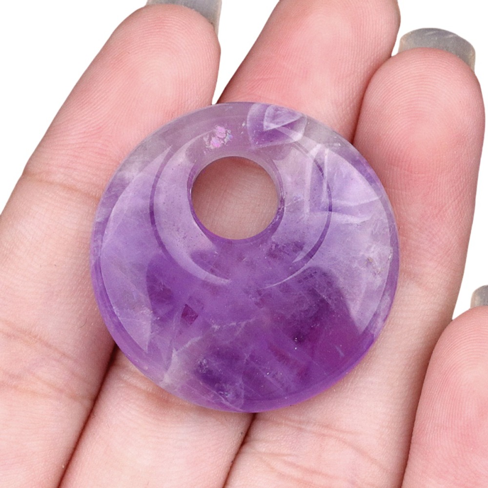 30MM Pingan Gemstone Pendant for Making Jewelry