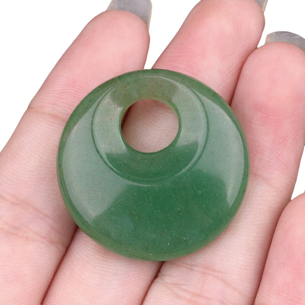 30MM Pingan Gemstone Pendant for Making Jewelry