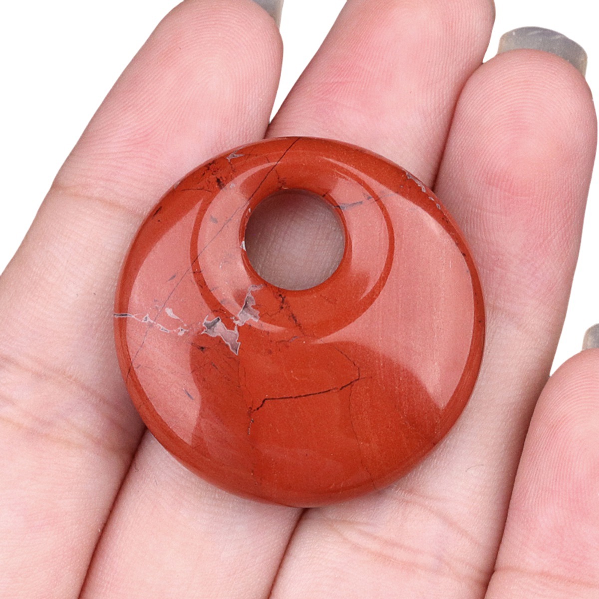 30MM Pingan Gemstone Pendant for Making Jewelry