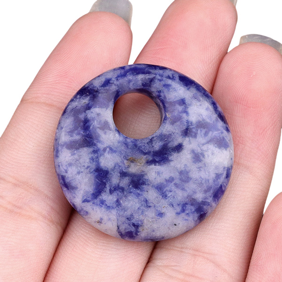 30MM Pingan Gemstone Pendant for Making Jewelry