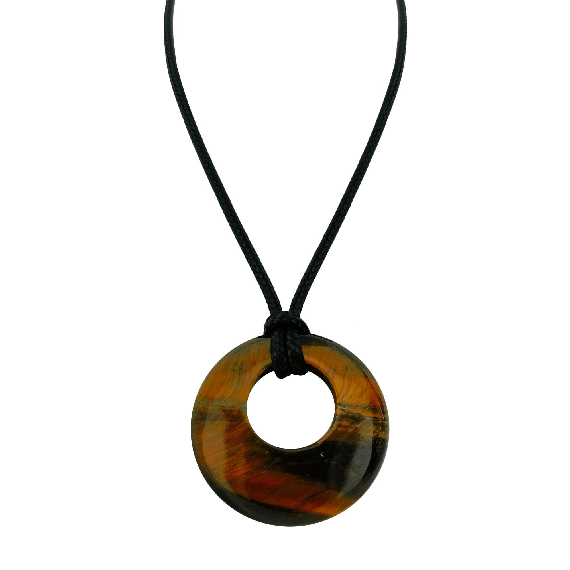 30MM Pingan Gemstone Pendant Necklace