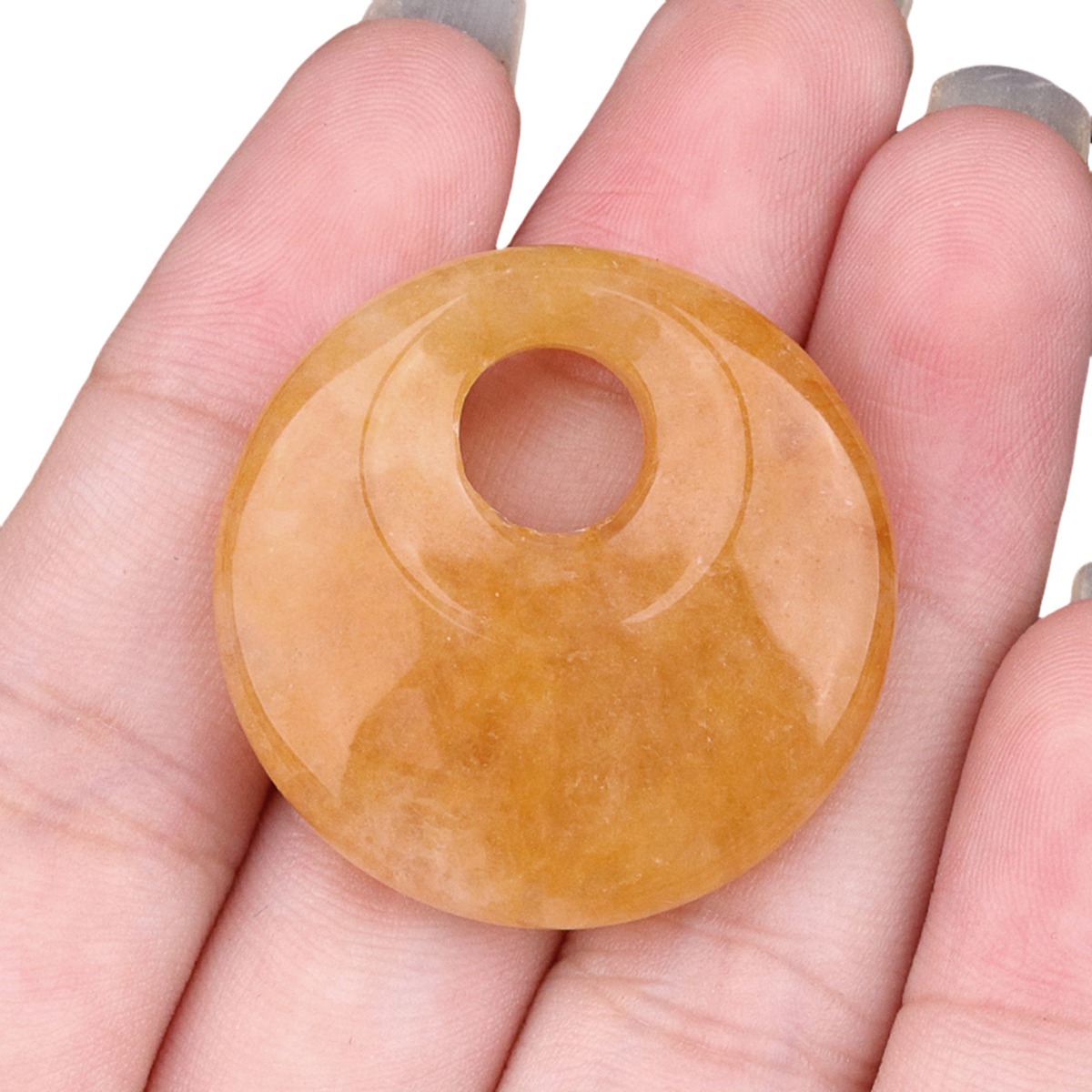 30MM Pingan Gemstone Pendant for Making Jewelry
