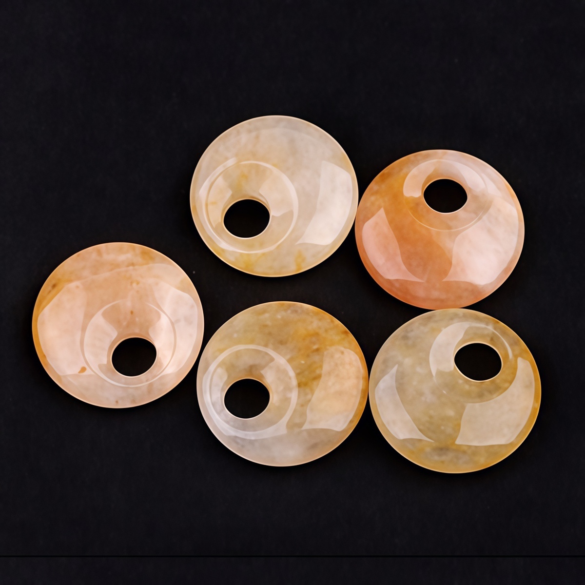 30MM Pingan Gemstone Pendant for Making Jewelry