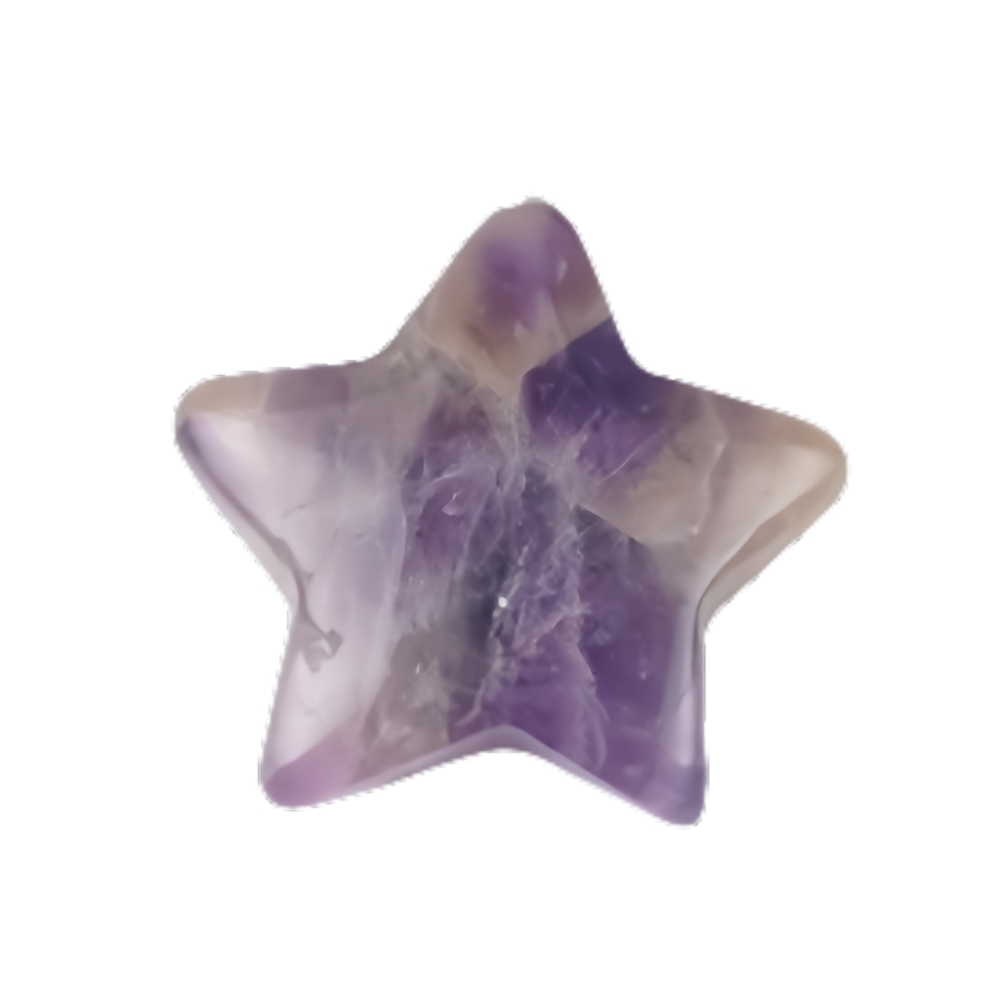 30MM Star Stones Thumb Pocket Worry Crystal Polished Gemstone for DIY Meditation Reiki Balancing Decoration Witchcraft Meditation Collection