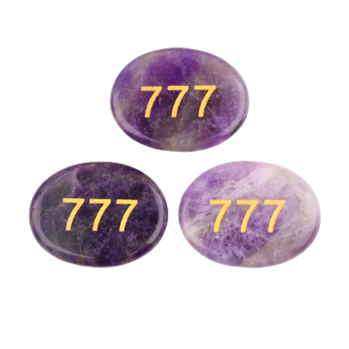 Thumb Worry Stone for Anxiety Stress Relief Meditation Home Decor-"Number"