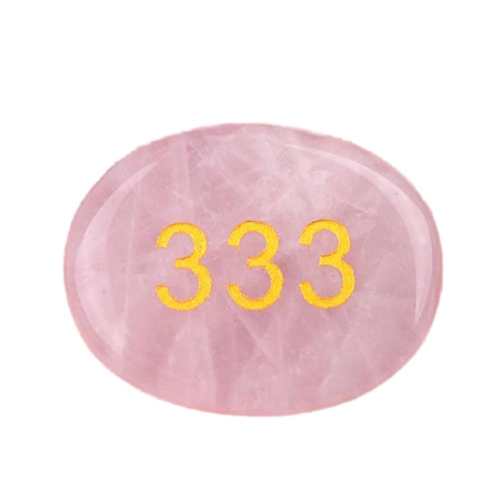 Thumb Worry Stone for Anxiety Stress Relief Meditation Home Decor-"Number"