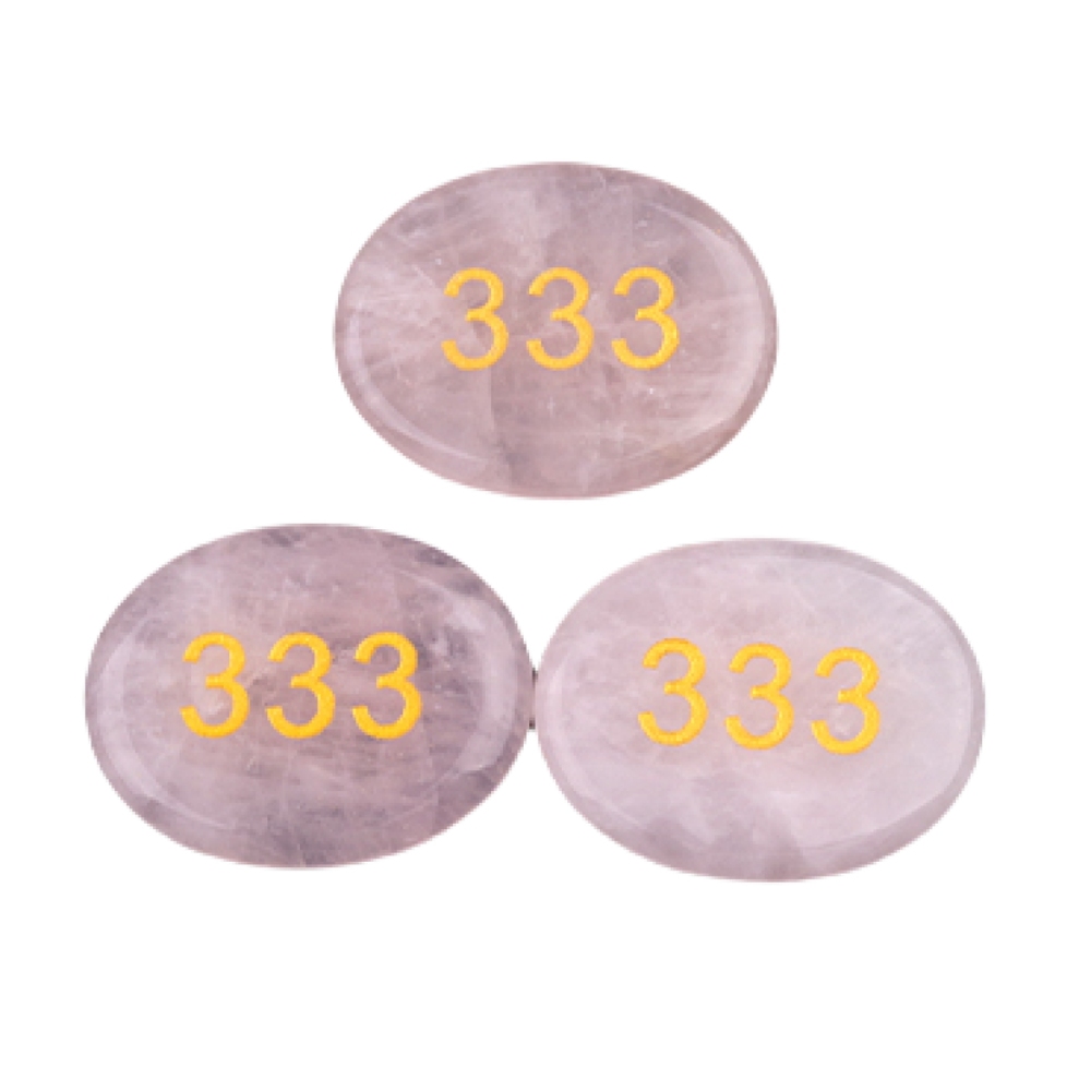 Thumb Worry Stone for Anxiety Stress Relief Meditation Home Decor-"Number"