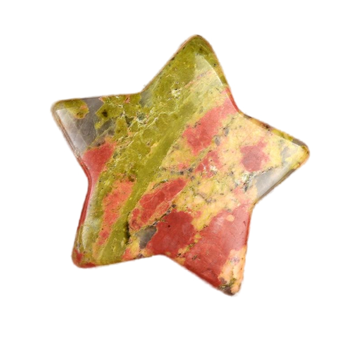 30MM Star Stones Thumb Pocket Worry Crystal Polished Gemstone for DIY Meditation Reiki Balancing Decoration Witchcraft Meditation Collection