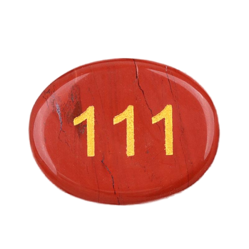 Thumb Worry Stone for Anxiety Stress Relief Meditation Home Decor-"Number"