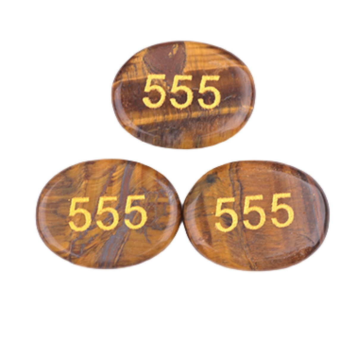 Thumb Worry Stone for Anxiety Stress Relief Meditation Home Decor-"Number"