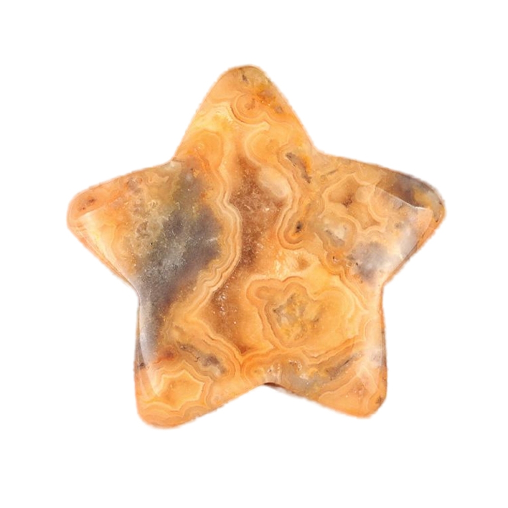 30MM Star Stones Thumb Pocket Worry Crystal Polished Gemstone for DIY Meditation Reiki Balancing Decoration Witchcraft Meditation Collection