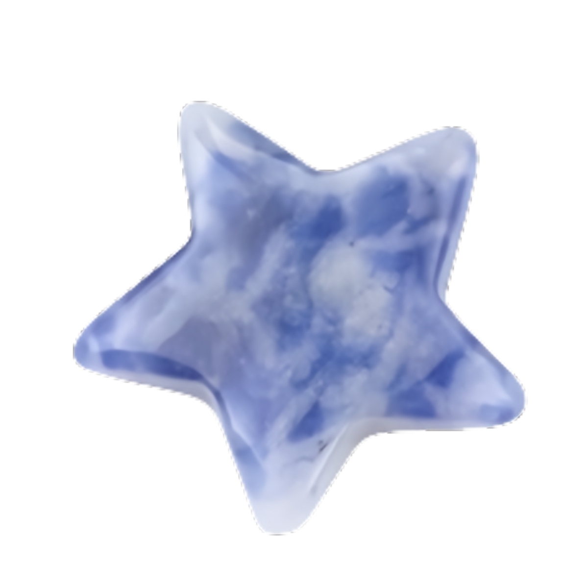 30MM Star Stones Thumb Pocket Worry Crystal Polished Gemstone for DIY Meditation Reiki Balancing Decoration Witchcraft Meditation Collection