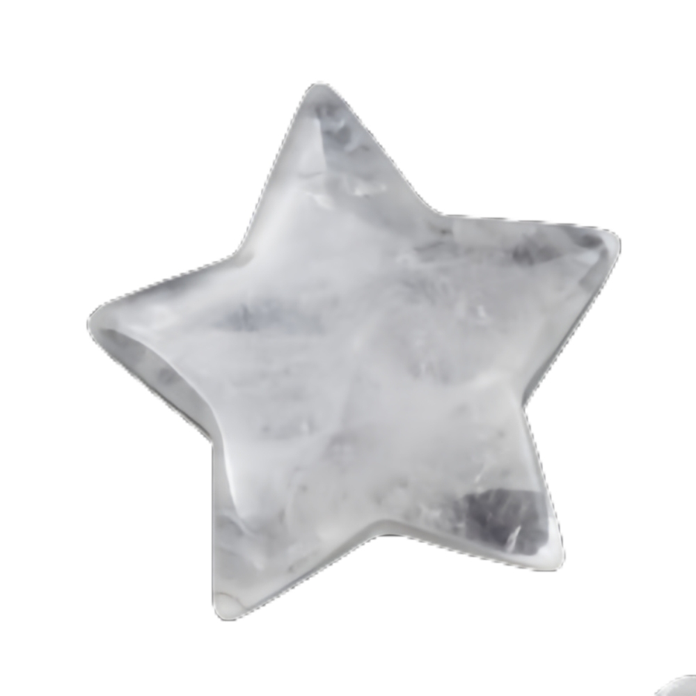 30MM Star Stones Thumb Pocket Worry Crystal Polished Gemstone for DIY Meditation Reiki Balancing Decoration Witchcraft Meditation Collection