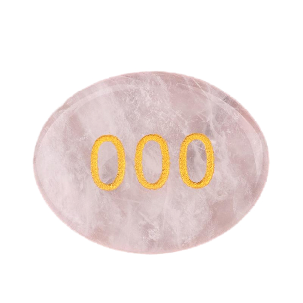 Thumb Worry Stone for Anxiety Stress Relief Meditation Home Decor-"Number"