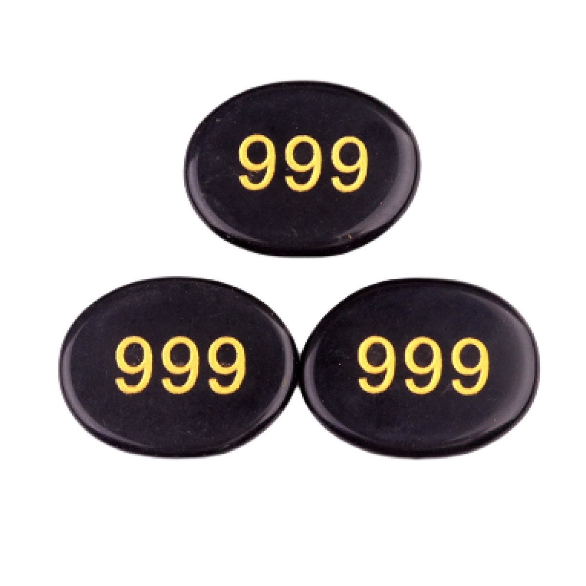 Thumb Worry Stone for Anxiety Stress Relief Meditation Home Decor-"Number"