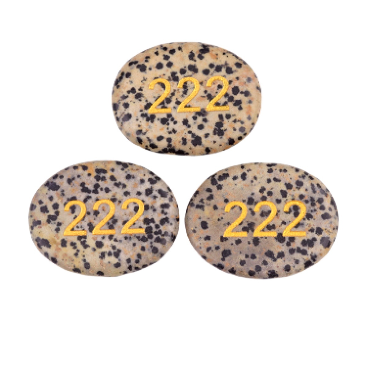 Thumb Worry Stone for Anxiety Stress Relief Meditation Home Decor-"Number"