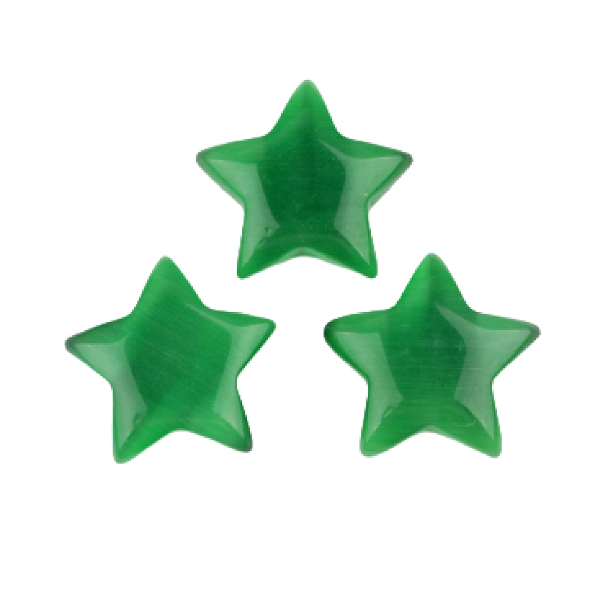 30MM Star Cat Eye Thumb Pocket Worry Crystal Polished Gemstone for DIY Meditation Reiki Balancing Decoration Witchcraft Meditation Collection