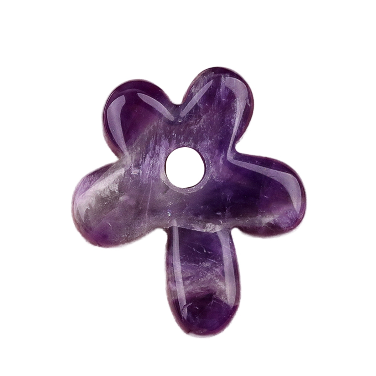 35MM Flower Stone Pendant for Jewelry Making Healing Chakra
