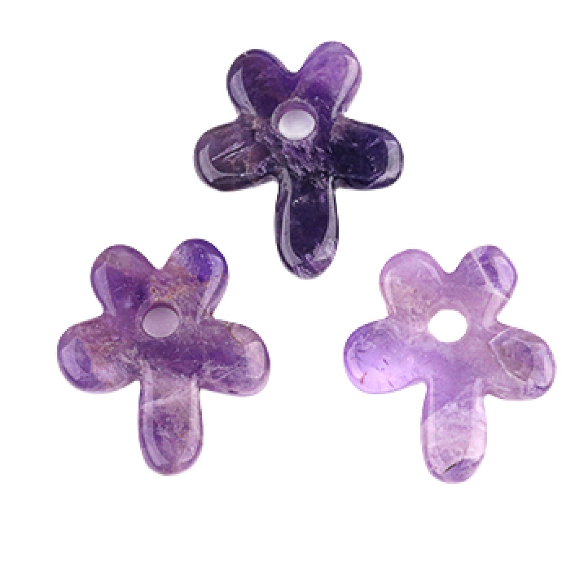 35MM Flower Stone Pendant for Jewelry Making Healing Chakra