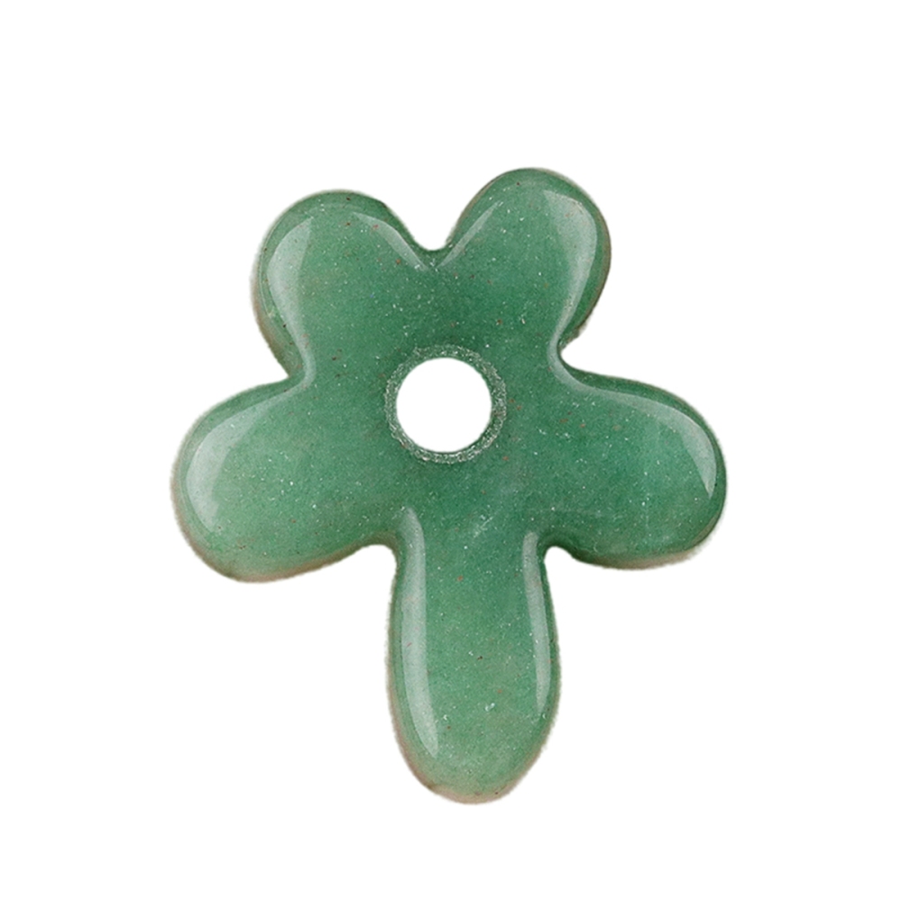 35MM Flower Stone Pendant for Jewelry Making Healing Chakra