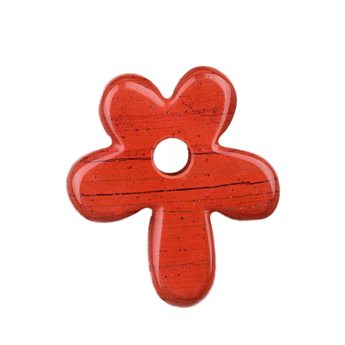 35MM Flower Stone Pendant for Jewelry Making Healing Chakra
