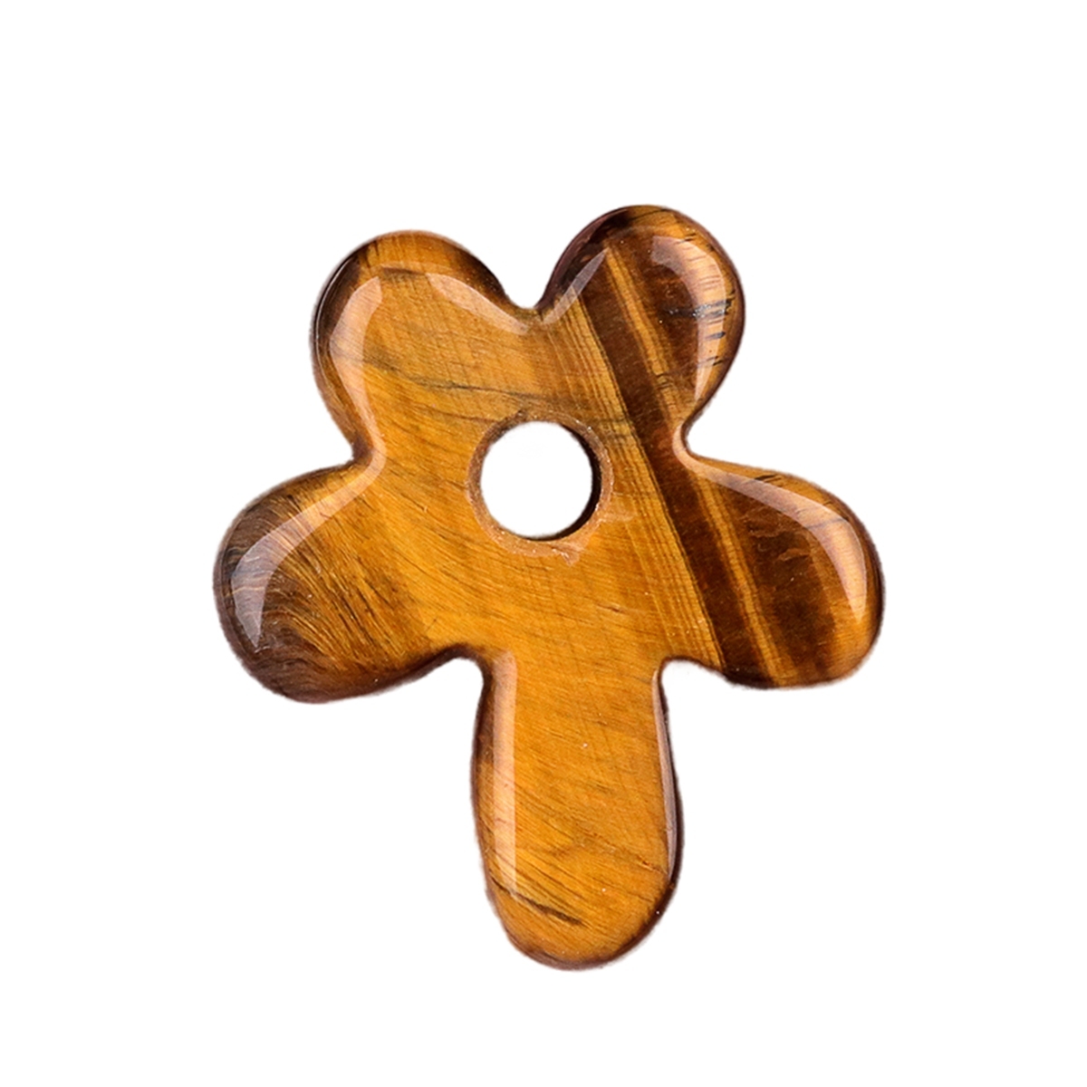 35MM Flower Stone Pendant for Jewelry Making Healing Chakra