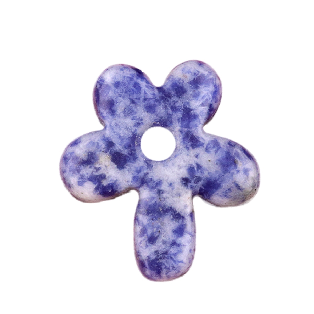 35MM Flower Stone Pendant for Jewelry Making Healing Chakra