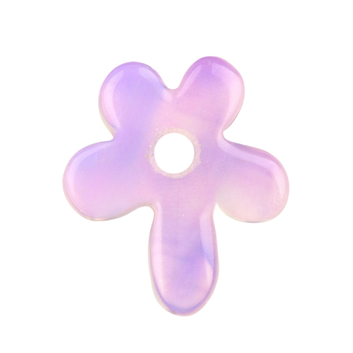35MM Flower Stone Pendant for Jewelry Making Healing Chakra
