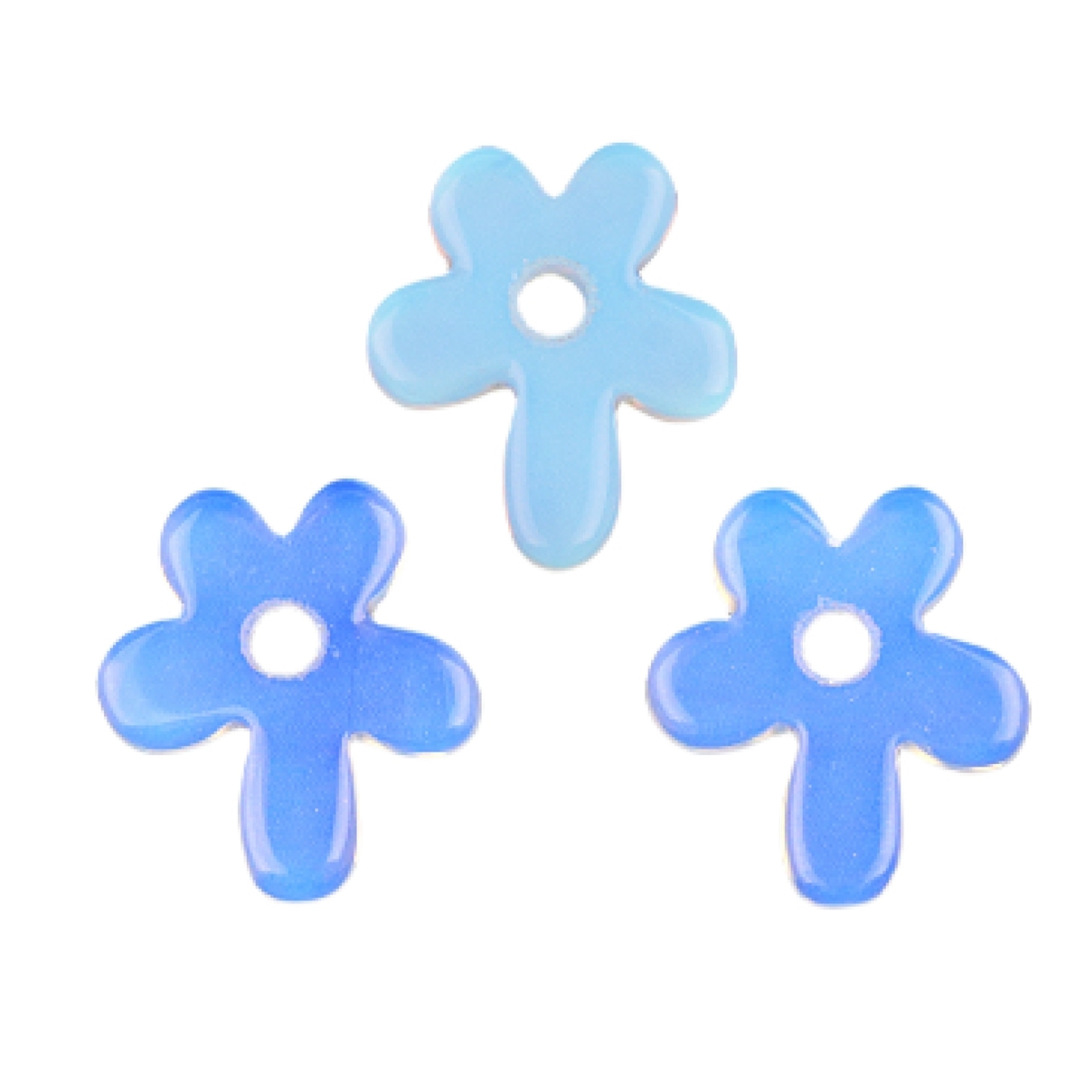 35MM Flower Stone Pendant for Jewelry Making Healing Chakra