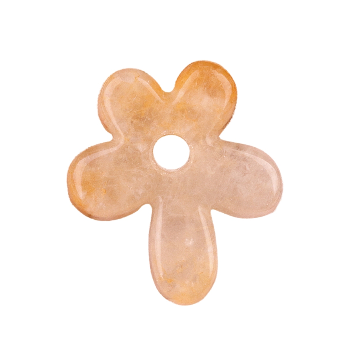 35MM Flower Stone Pendant for Jewelry Making Healing Chakra