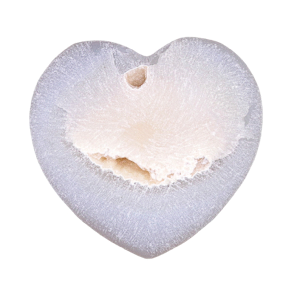 2.0Inch Handmade Craved Matte Agate Heart Moon Star for Home Decoration #SP1921