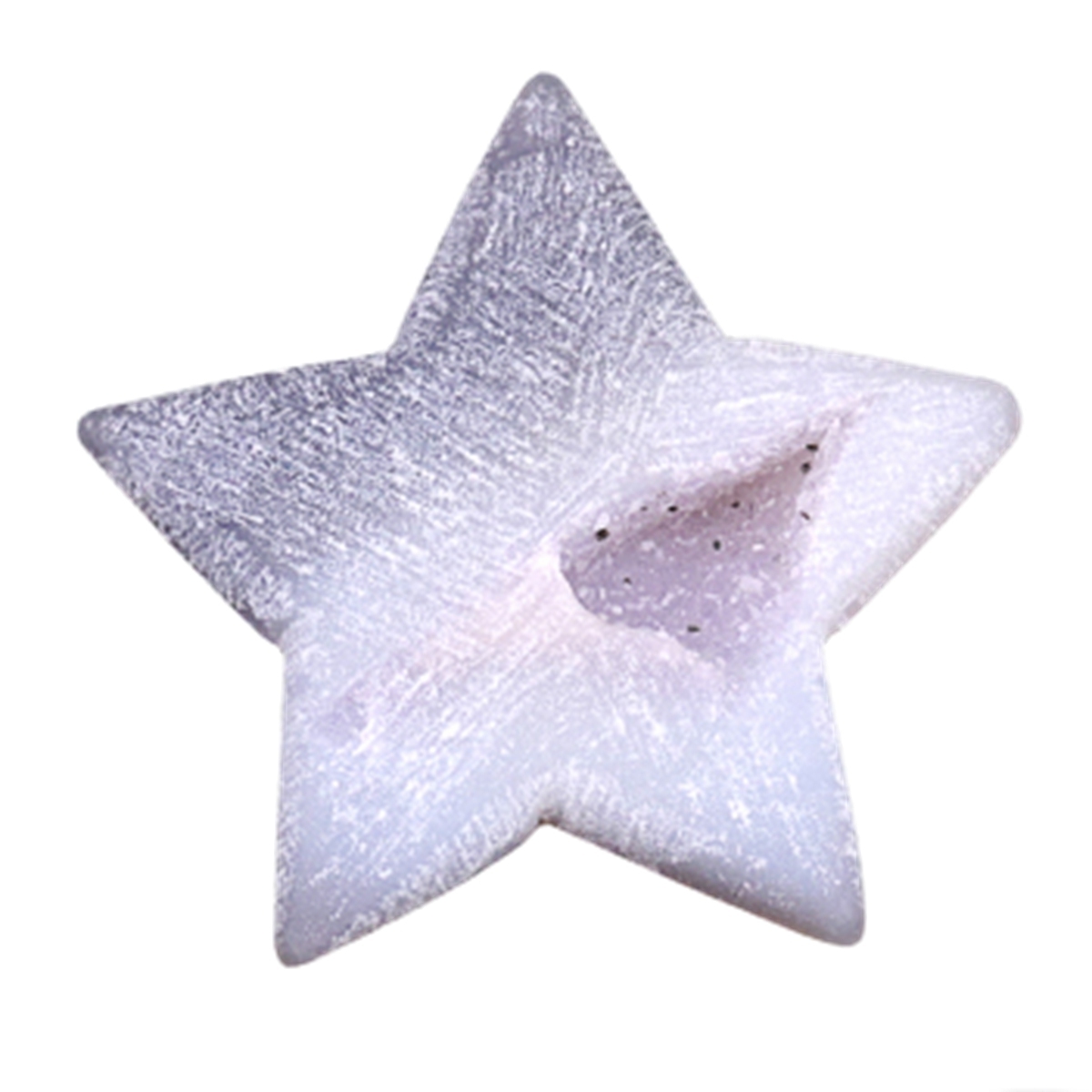 2.0Inch Handmade Craved Matte Agate Heart Moon Star for Home Decoration #SP1921
