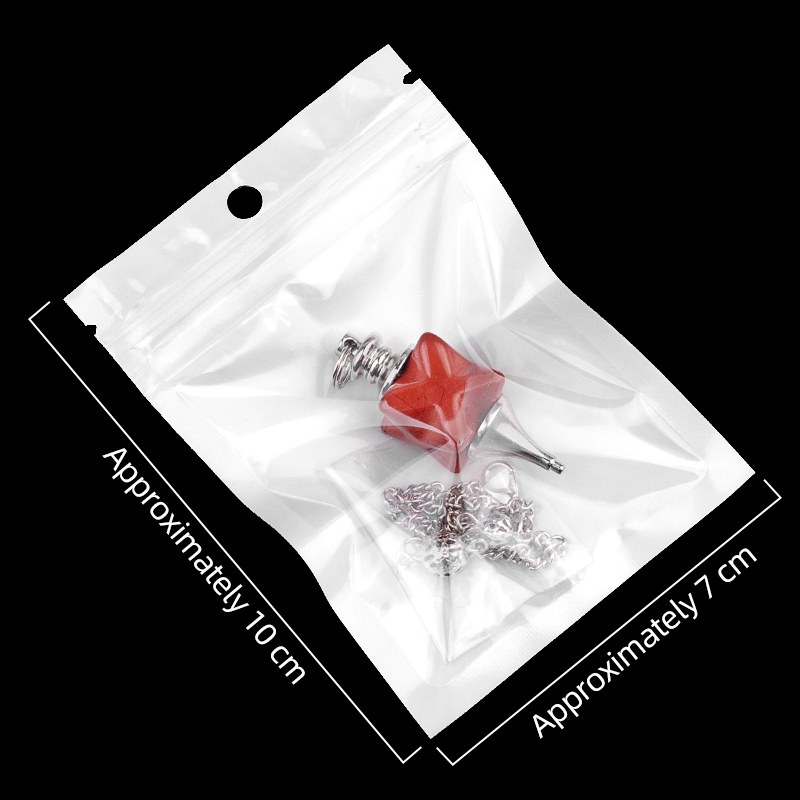 Carving Kaba Star Multi-Color Crystal Stone Spiritual Pendant Healing Meditation Divination Exquisite Pendulum As Gift