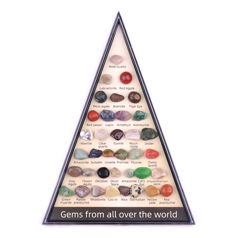 36 Mini Rocks and Mineral Assortment Set Stone Collection for Polishing Wicca & Reiki Crystal Healing #SP1918