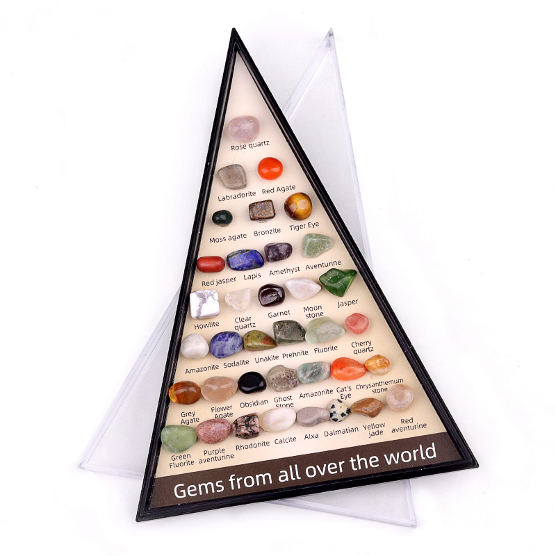 36 Mini Rocks and Mineral Assortment Set Stone Collection for Polishing Wicca & Reiki Crystal Healing #SP1918