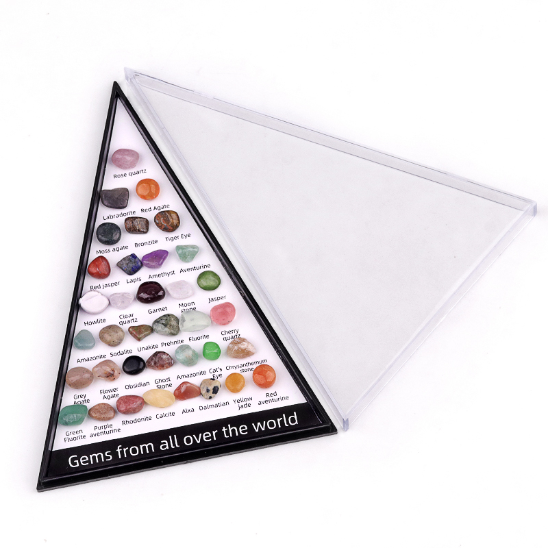 36 Mini Rocks and Mineral Assortment Set Stone Collection for Polishing Wicca & Reiki Crystal Healing #SP1918