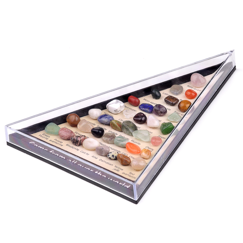 36 Mini Rocks and Mineral Assortment Set Stone Collection for Polishing Wicca & Reiki Crystal Healing #SP1918