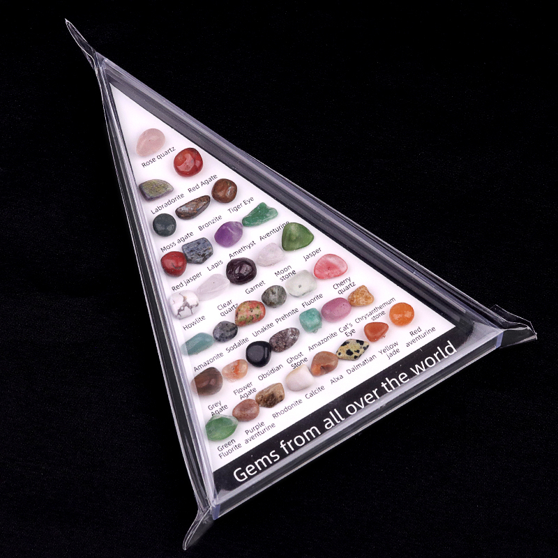 36 Mini Rocks and Mineral Assortment Set Stone Collection for Polishing Wicca & Reiki Crystal Healing #SP1918