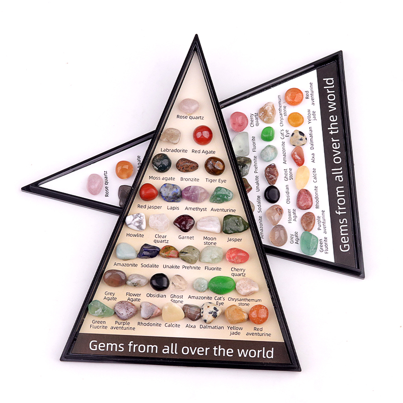 36 Mini Rocks and Mineral Assortment Set Stone Collection for Polishing Wicca & Reiki Crystal Healing #SP1918