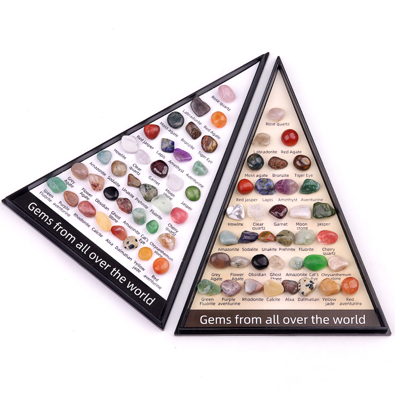 36 Mini Rocks and Mineral Assortment Set Stone Collection for Polishing Wicca & Reiki Crystal Healing #SP1918