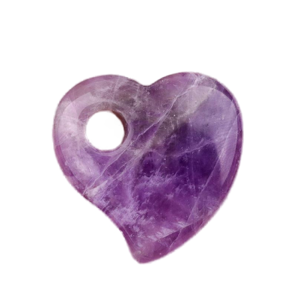 30MM Love Heart Stone Pendant for Jewelry Making Healing Chakra