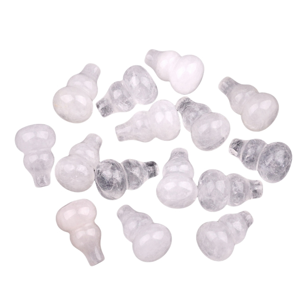 Handmade Carved Mini Gourd Stone Home Decoration Worry Stones Crystal Crafts