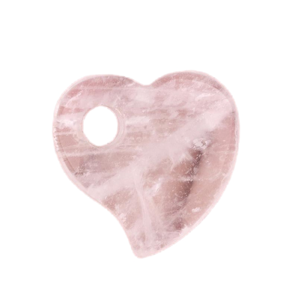 30MM Love Heart Stone Pendant for Jewelry Making Healing Chakra