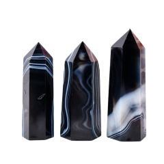 Striped Black Agate